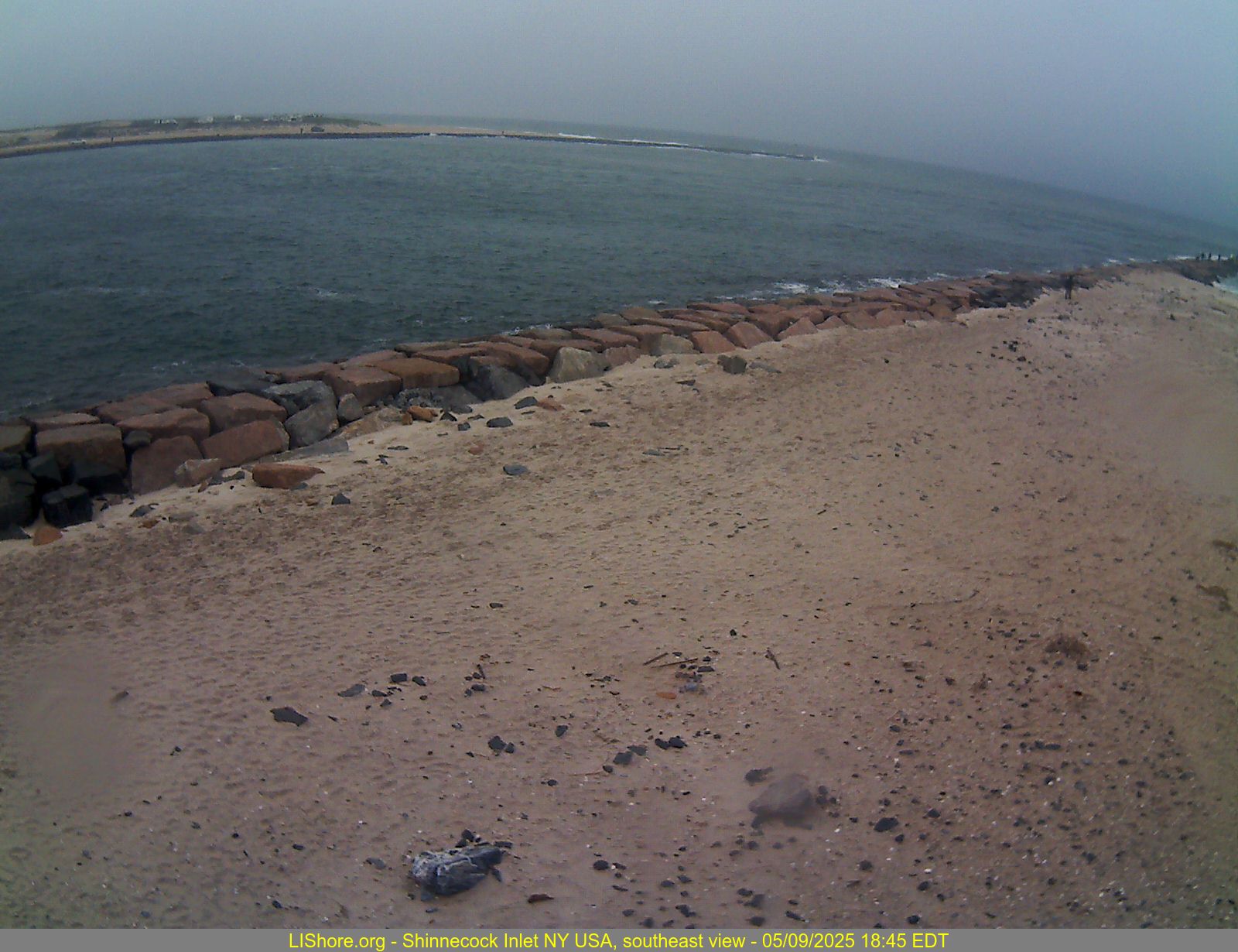 Webcam thumbnail of Shinnecock Inlet - southeast view